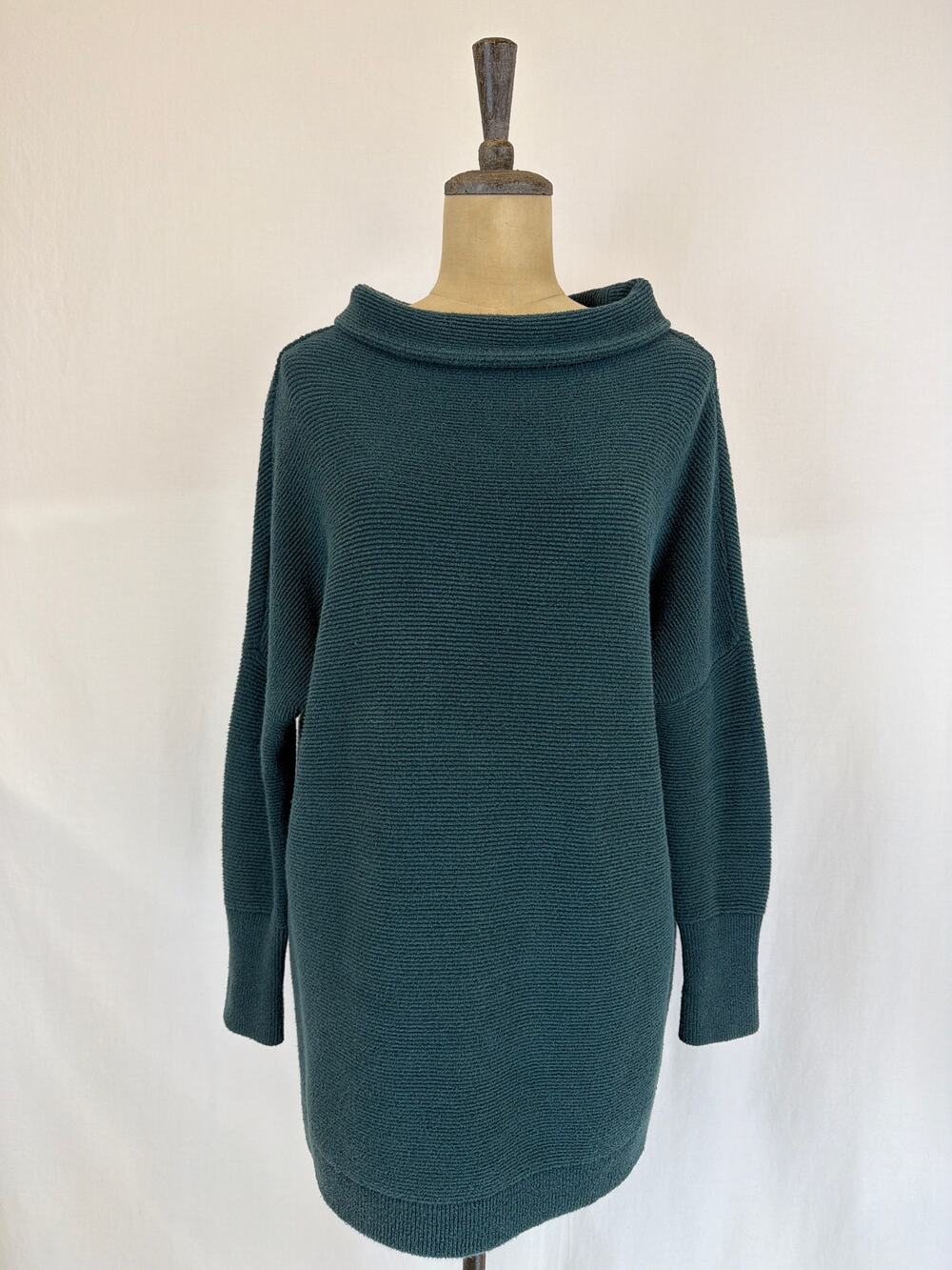 Free People Green Sweater Oversized Sweater Small #0602
